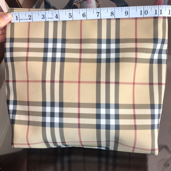 Burberry Tote Bag- Authentic- Check Pattern - Picture 11 of 11